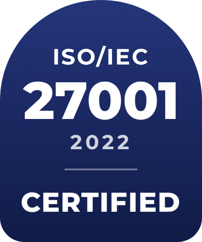 ISO/IEC 27001:2022 Certified